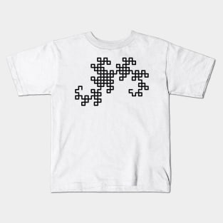 Dragon Curve Fractal Kids T-Shirt